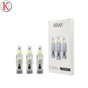 La résistance pour le KIWI Pen par KIWI Vapor, d'une contenance de 1.8ml (1.2ohm). Vendu par boite de 3 résistances, 3 filtres inclus.